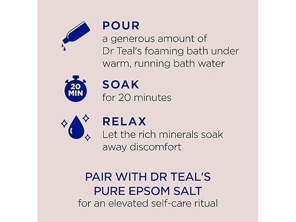 Dr Teal's Coconut Foaming Bath 34oz