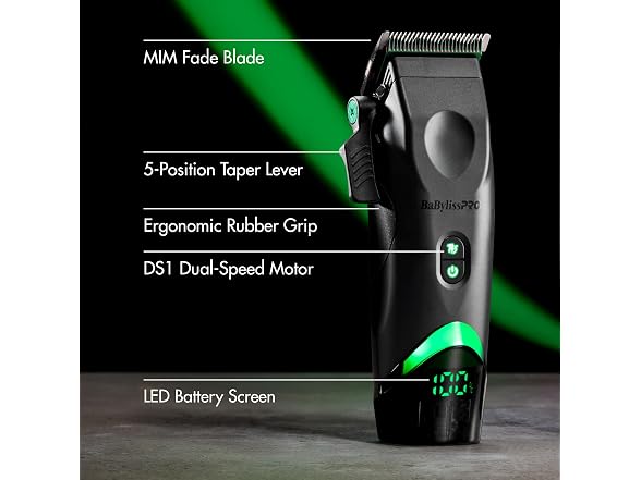BaBylissPro x Tomb45 SilverFX Wireless Chg Clipper