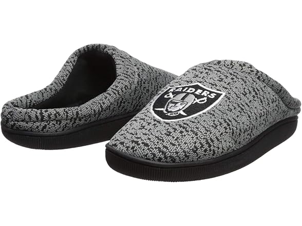 LAS VEGAS RAIDERS Mens Slipper (7-8)