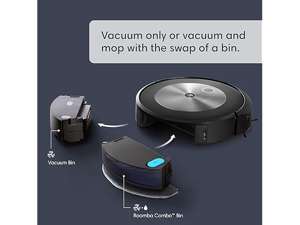 (NEW!) iRobot Roomba Combo j5+ Self-Empty VacMop