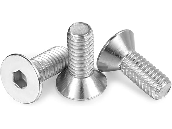 M3x6mm Flat Head Screws 50Pcs 304SS