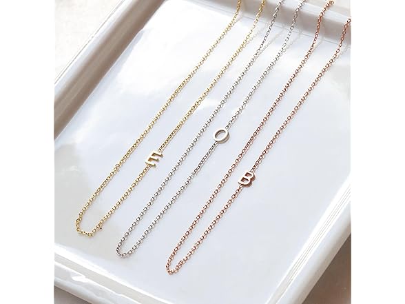 LuckFairy Initial Necklace (E)