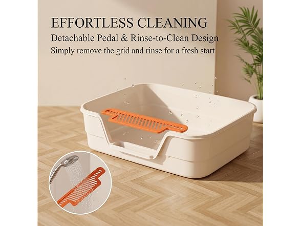 Suhaco Low Entry Litter Box