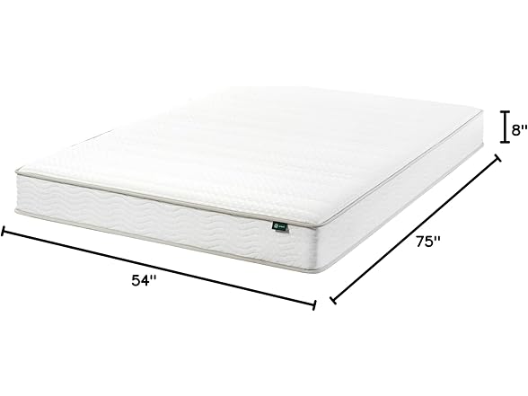 Zinus 8 Inch Foam and Spring Hybrid Mattress