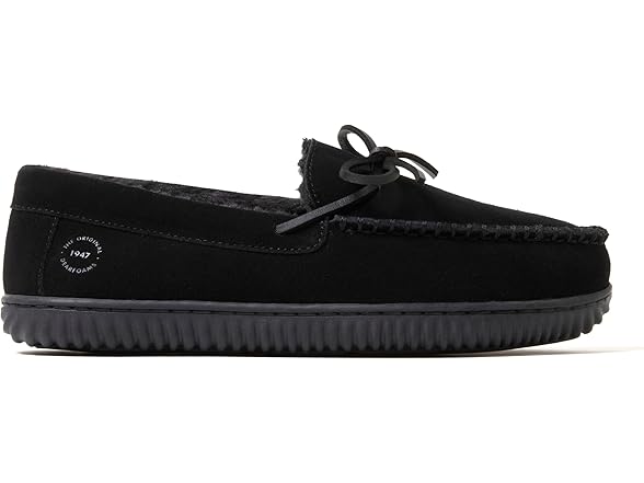 Dearfoams Men's Suede Slip On Moccasin 8,13