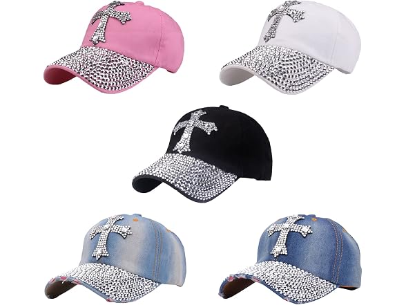 Song Qing Women (OS) Snapback Hat Bling Cross Jean
