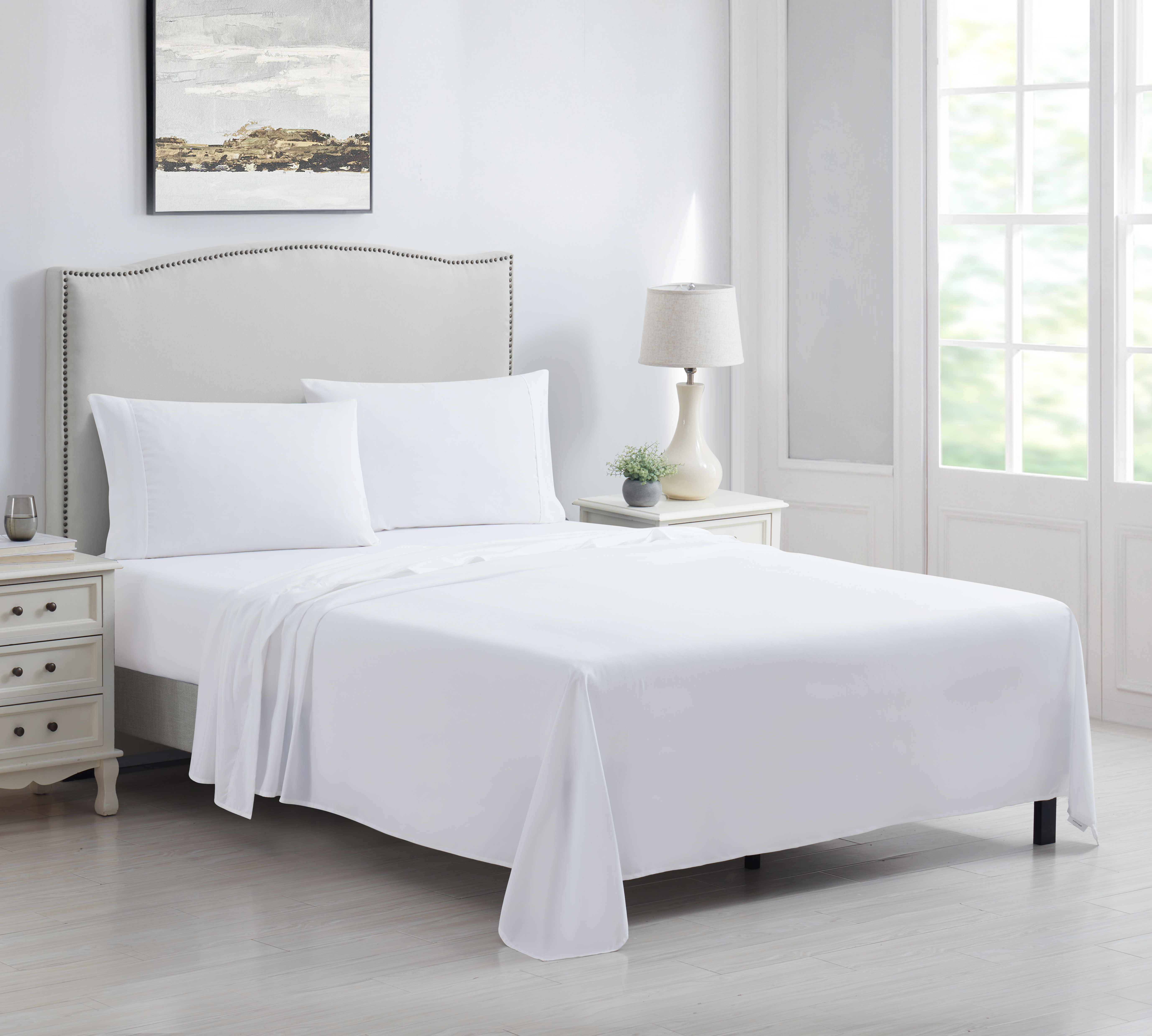 Kathy Ireland 4-PC Microfiber Sheet Set - Gallery 24