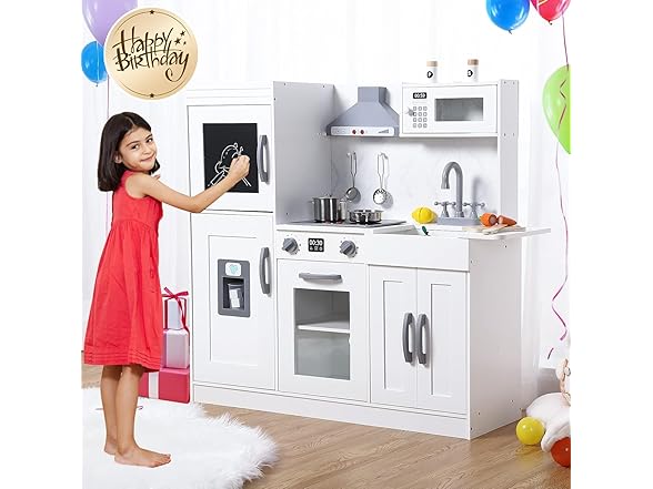 Play Kitchen for Kids,White
