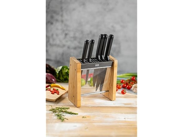 Kuhn Rikon ICED Bamboo Knife Block
