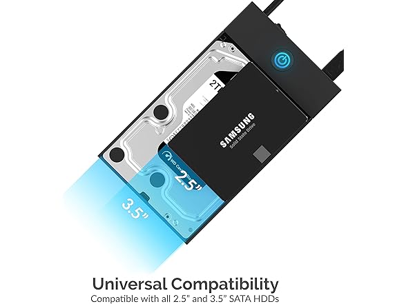 USB 3.0 Enclosure for 2.5” & 3.5” SATA HDD/SSD