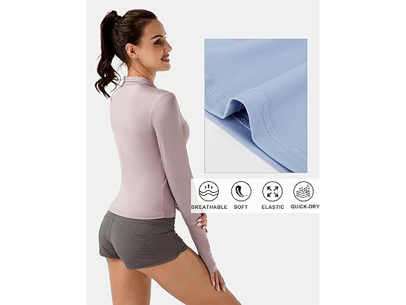 Ggov Women Crop Tops Women's Long Shirt Purple