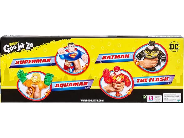 Jit Zu Heroes of Goo Jit Zu Licensed DC - 4Pk