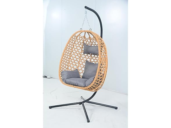 Bamboo Rattan Egg Swing Chair