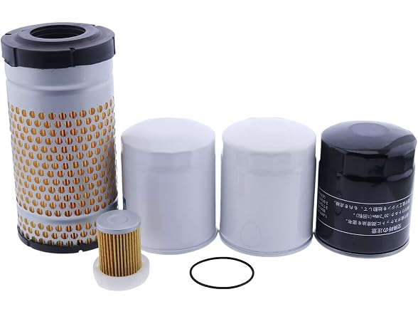 JZGRDN Filter Kit Compatible with Kubota B26 (HST)