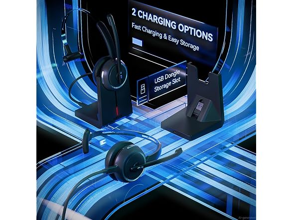LEVN Wireless BT Headset Charging Base