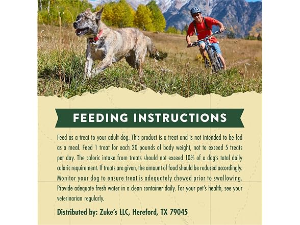 Zuke's Adventure Sticks Natural Dog Treats, 6oz Pouch