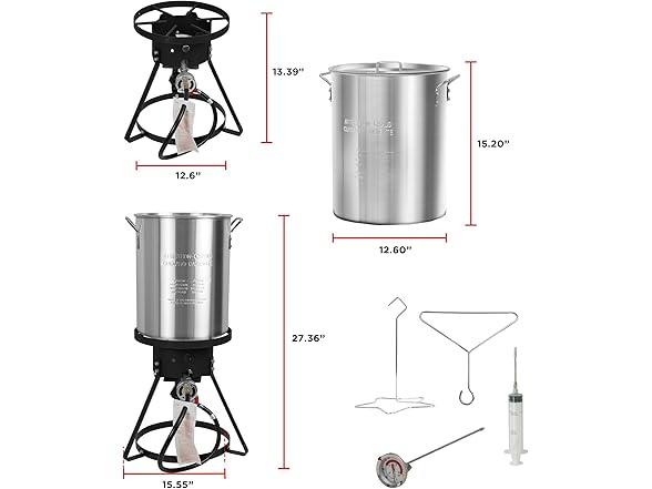 Red Mountain Valley Camping 30 Qt Deep Fryer