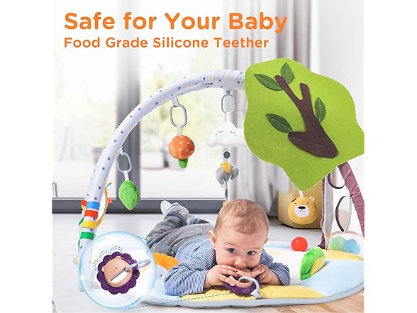 Lupantte 7-in-1 Baby Play Gym Mat