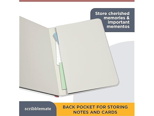 ScribbleMate Lined journal notebooks