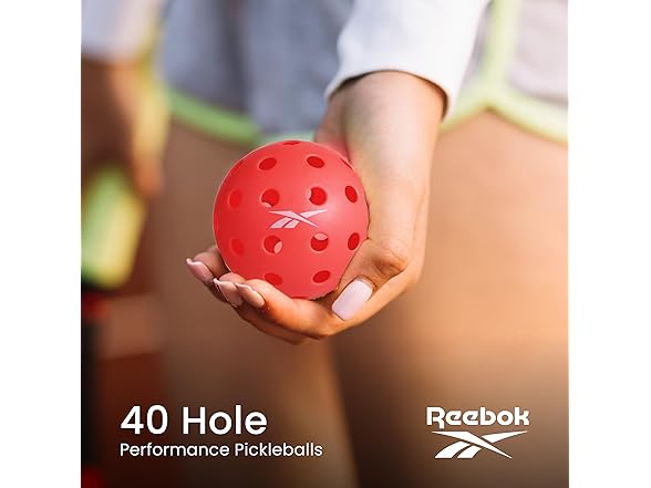 Reebok - LED Pickleball 40 Hole (6-Piece)