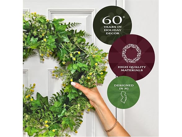 National Tree Company 79 Inch Artificial Fiddle Leaf Fig Tree in Clay Pot