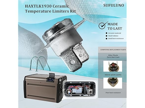 Pool Heater Temperature Limiters Kit