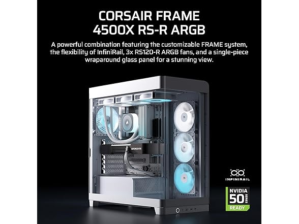 CORSAIR Frame 4500X RS Reverse Fan ARGB Mid-Tower