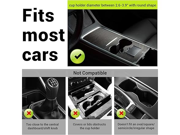 SodaRide Car Cup Holder Expander -