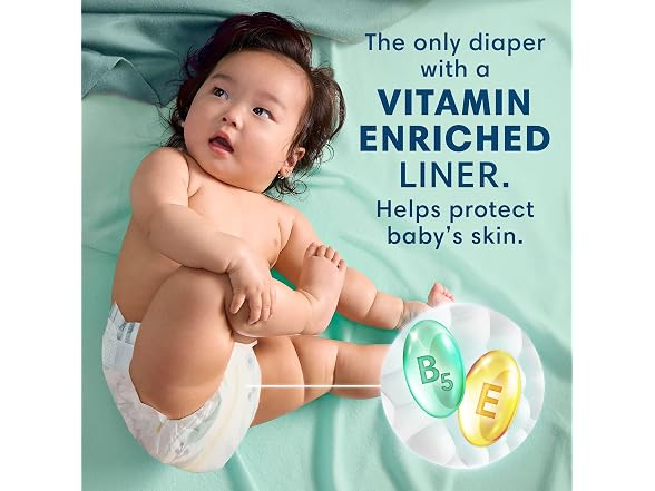Pampers Pure Baby Diapers Size 1 82 Count