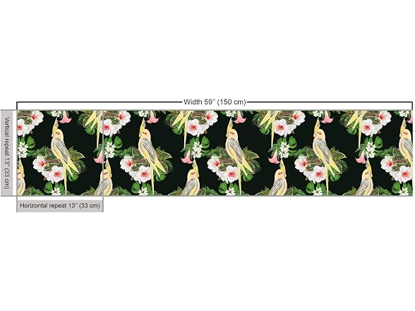 Ambesonne Yellow Bird Fabric by The Yard