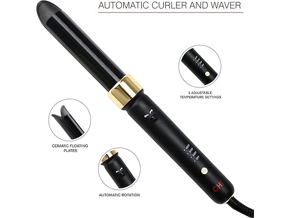 CHI Twist-N-Wave 1" Ceramic Rotating Curler