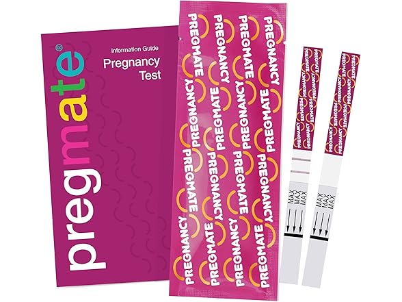 Pregmate 100 Pregnancy Test Strips (100 Count)