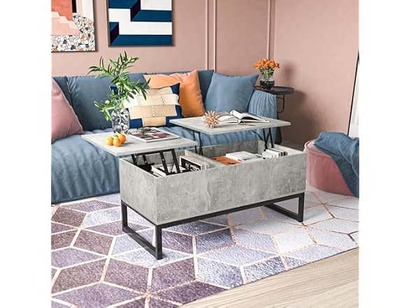 MegaChoice Lift Top Coffee Table Hidden
