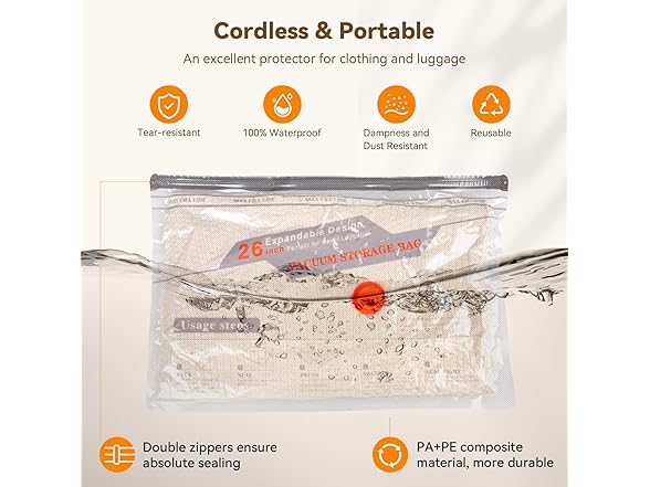 DANNARY Vacuum Storage Bags