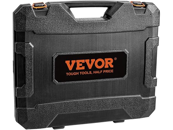 VEVOR 3/8" Drive Impact Socket Set SAE & Metric 90 Piece Socket Set