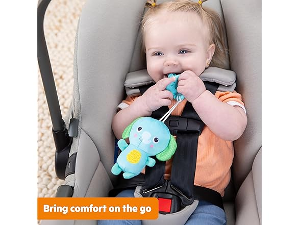 Bright Starts SootheMate Plush Elephant Teether