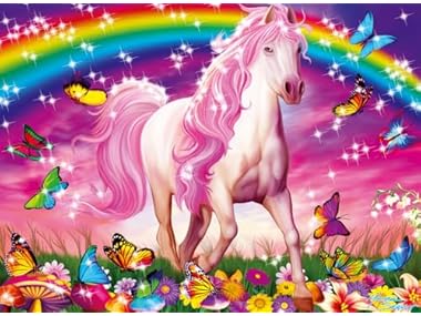 $5.99, Was $16.99, 64% Off! Ravensburger Horse Dreams Glitter Jigsaw dealfomo