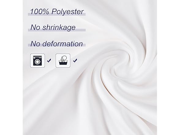Mohoeey 10 ft x 10 ft White Backdrop