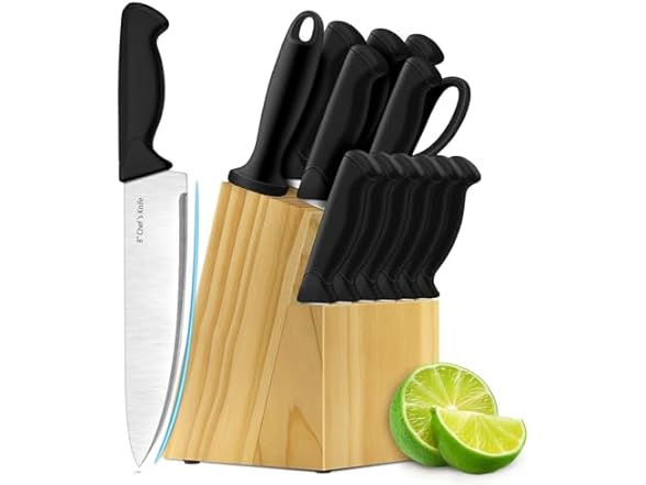 HENKELIVING 14-Piece Kitchen Knife Set