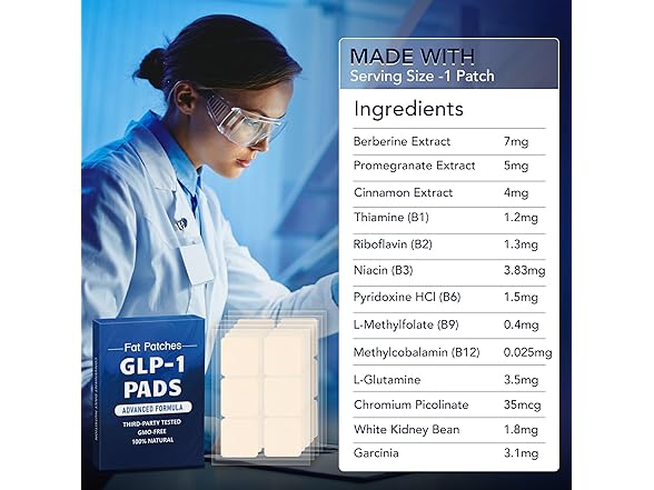 YUEUR GLP1 Patch with Garcinia Cambogia