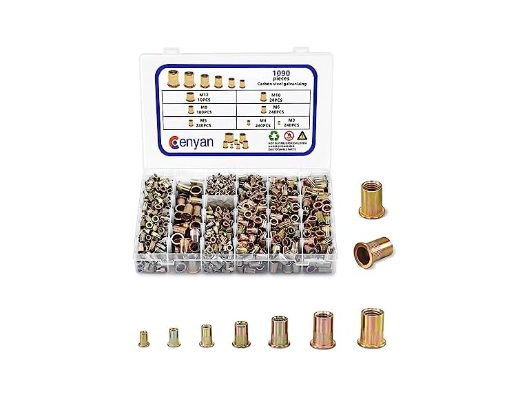 CYDDUP Rivet Nut Kit, 1090-Piece