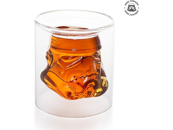 Stormtrooper Inverted Whiskey Glass