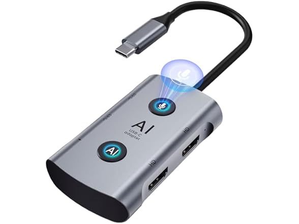 AI Language Translator & Voice Transcription Dock