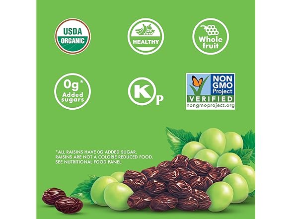 2PK Sun-Maid Organic California Sun-Dried Raisins