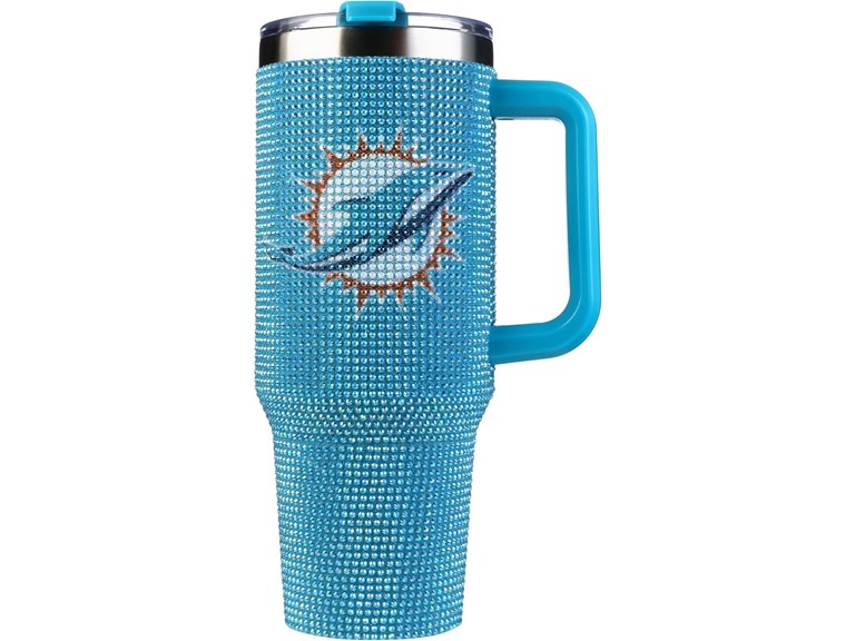 DOLPHINS Bling Game Day Tumbler (40oz)