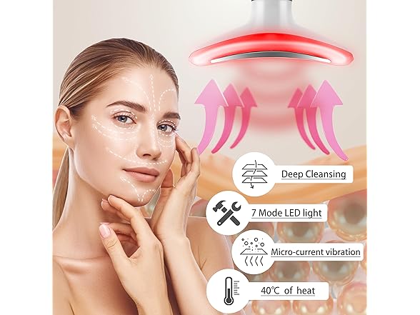 XMXW 7 Color Facial Massager