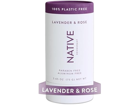 Native Plastic Free Deodorant Contains Naturally