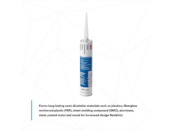 3M Polyurethane Sealant, White