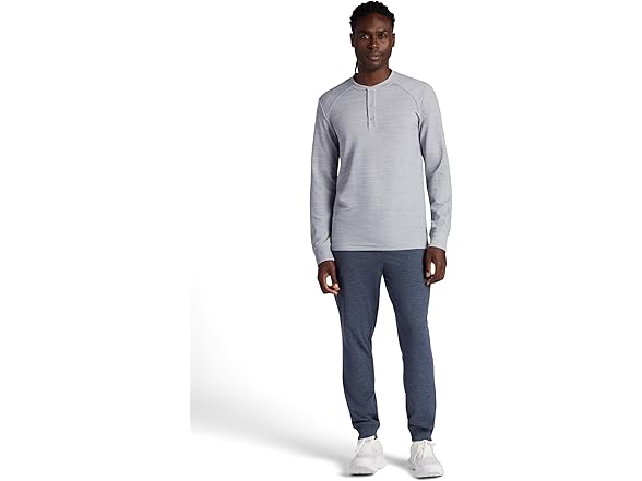 Gaiam Mens Cozy & Cool Henley Shirt