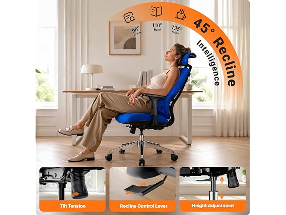 Jacia 400lb Big & Tall Mesh Office Chair
